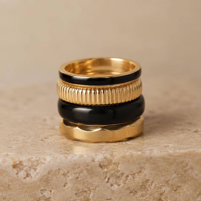 Stacked Rings Set